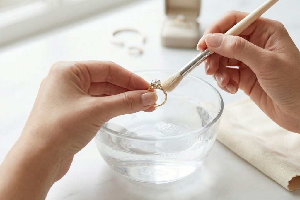 como limpiar joyas de oro y plata